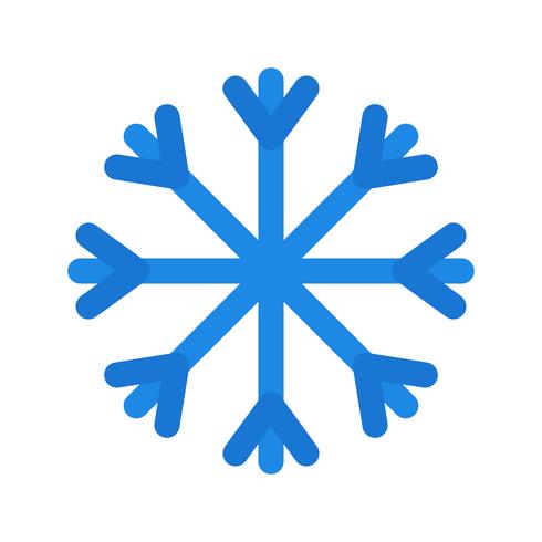 Icono de Vector de nieve