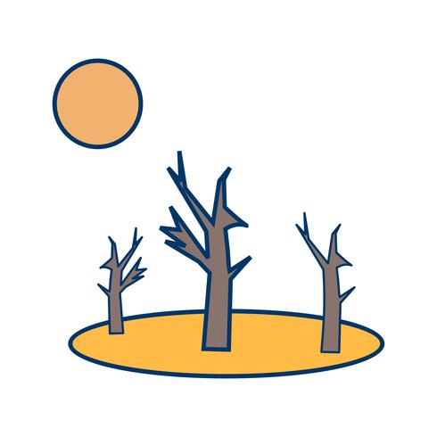 Drought Vector Icon