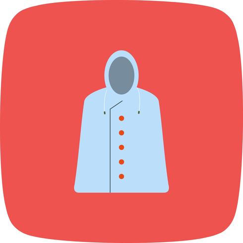  Rain Coat Vector Icon
