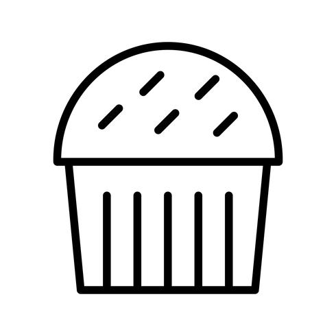 Vector Cupcake Icon