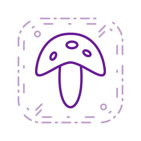 Vector Mushroom Icon