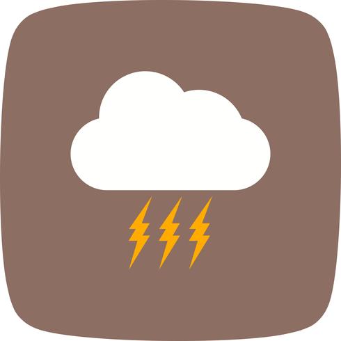 Icono de vector de tormenta