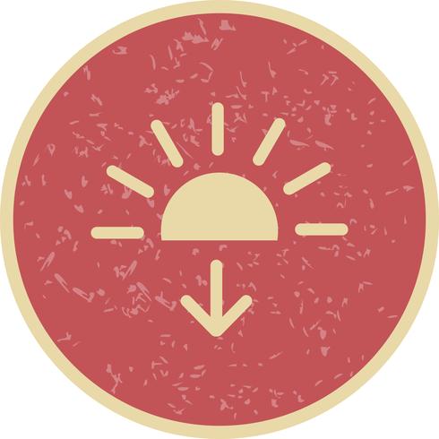 Sundown Vector Icon