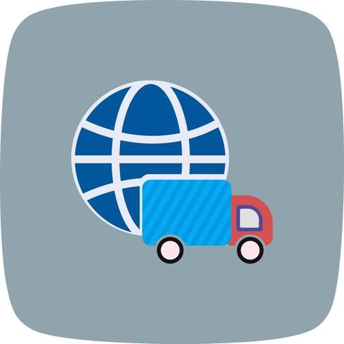 Vector Global Delivery Icon