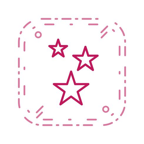 Estrellas vector icono