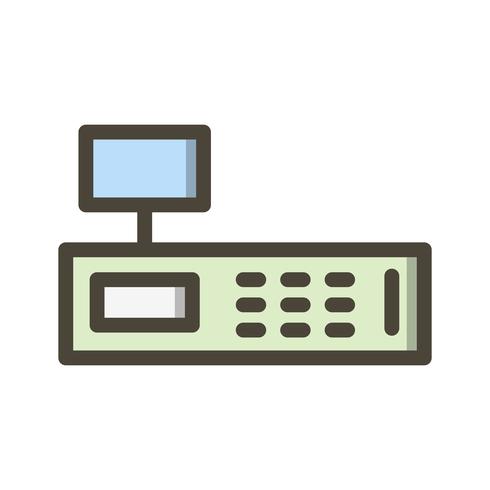 Vector Cash Counter Icon