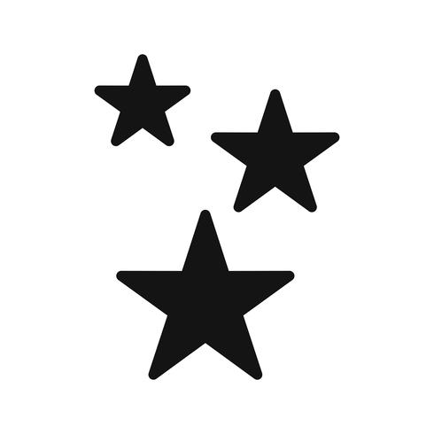 Estrellas vector icono