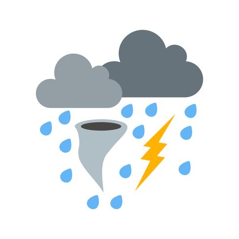 Bad Weather Vector Icon Vector Art At Vecteezy