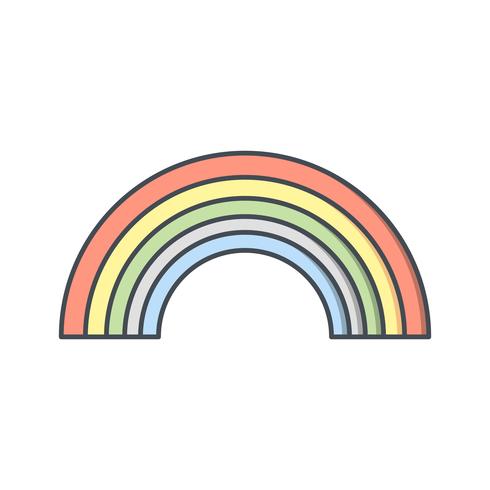 Rainbow Vector Icon