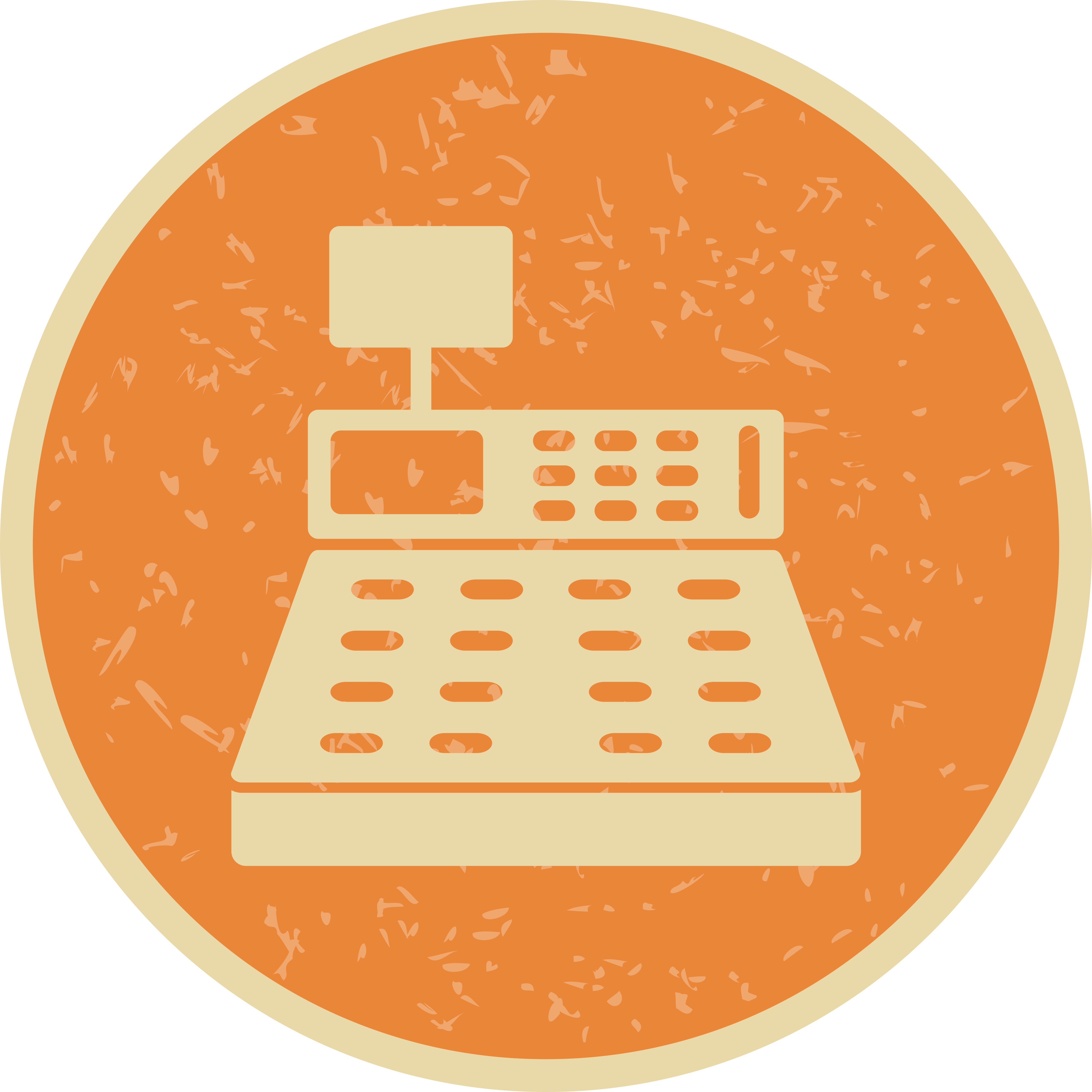 Vector Cash Counter Icon 442417 Vector Art at Vecteezy