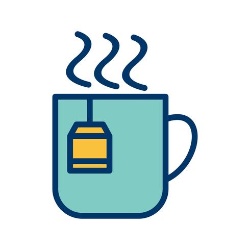 Vector icono de té