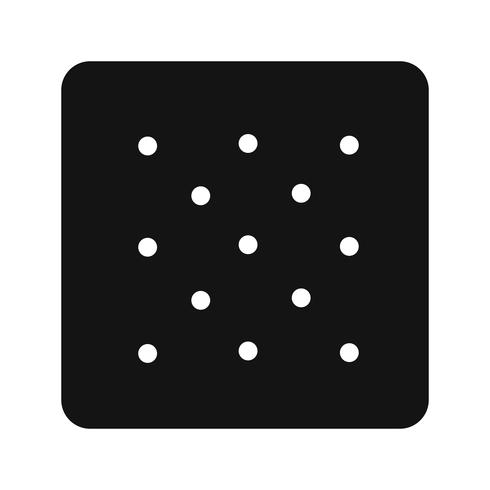 Vector Biscuit Icon