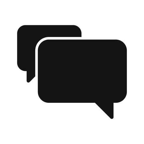 Chat icon vector