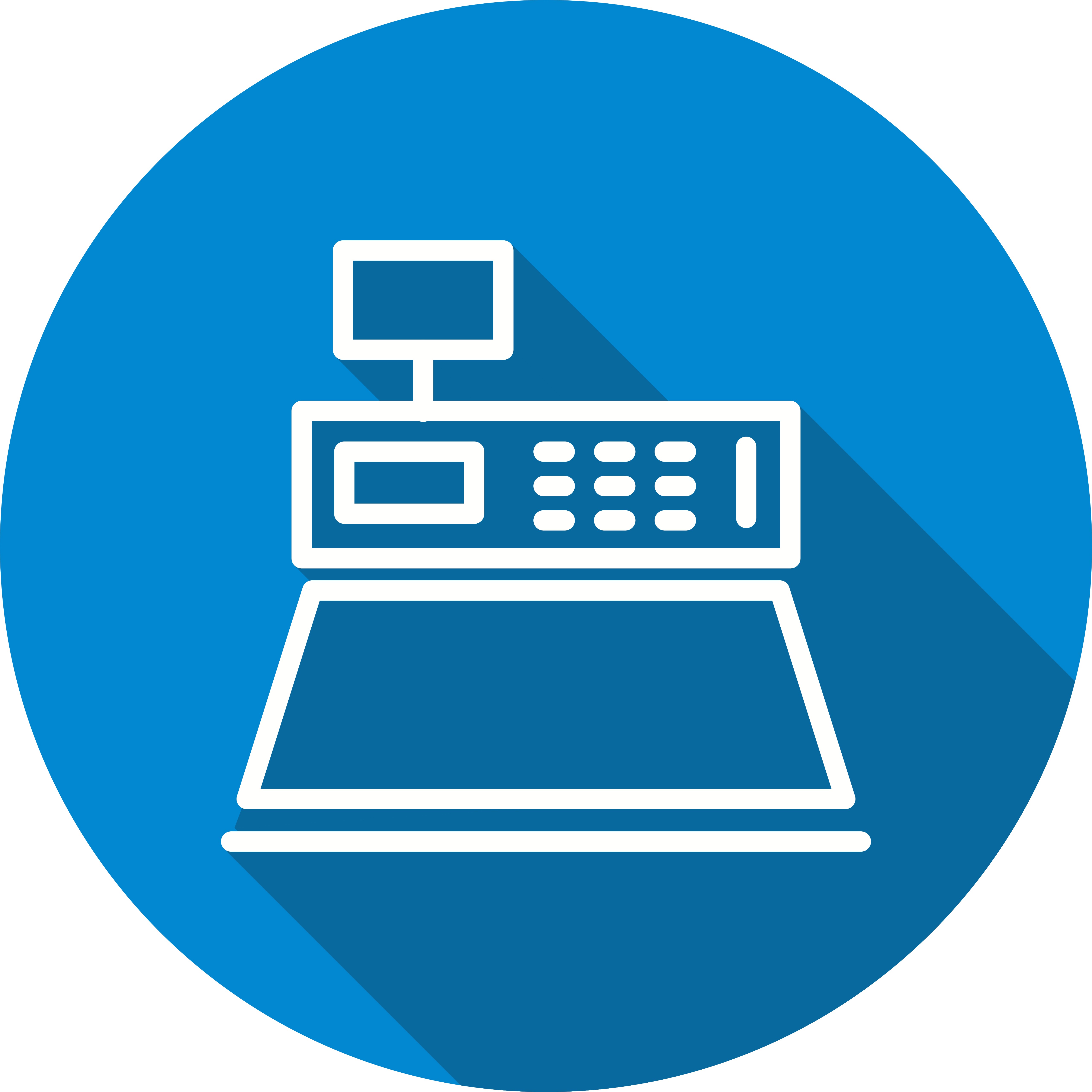 Vector Cash Counter Icon 442542 Vector Art at Vecteezy