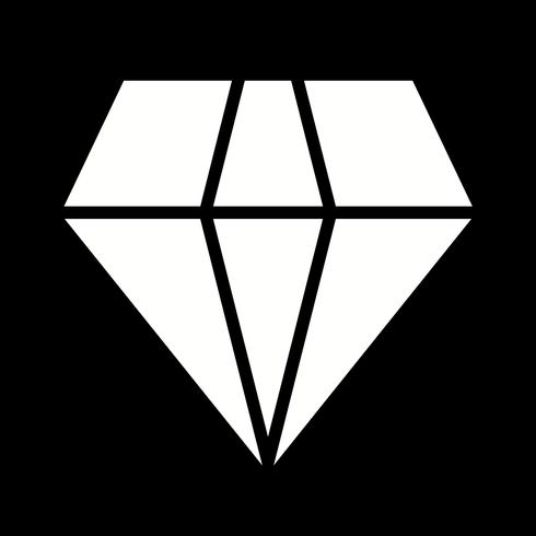 Vector icono de diamante