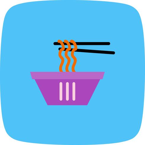 Vector icono de fideos