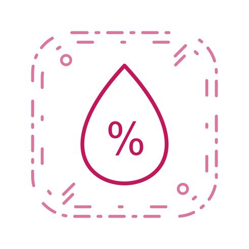 Humidity Vetor Icon vector