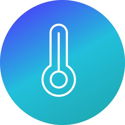 Icono de vector de temperatura