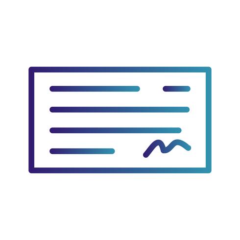 Vector Cheque Icon
