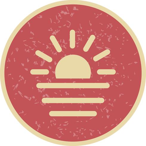 Sunset Vector Icon