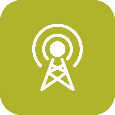 Broadcast Vector Icon