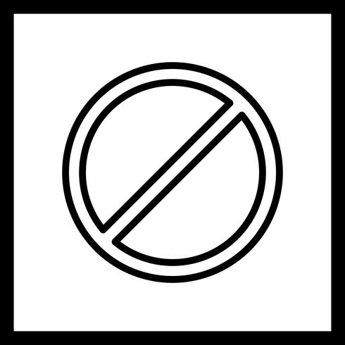 Forbidden Vector Icon