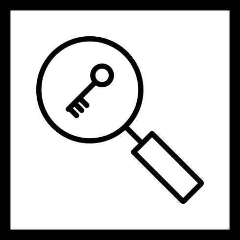 Vector Keyword Search Icon