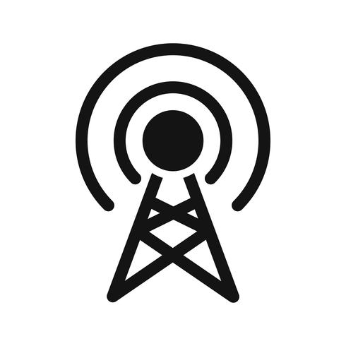 Broadcast Vector Icon