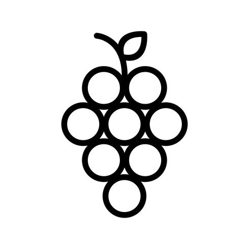 Vector Grapes Icon