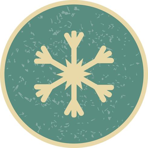 Icono de Vector de escama de nieve