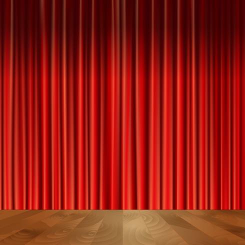 Theater curtains background vector