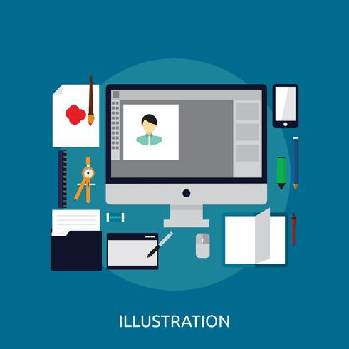 illustration Conceptual Design vector