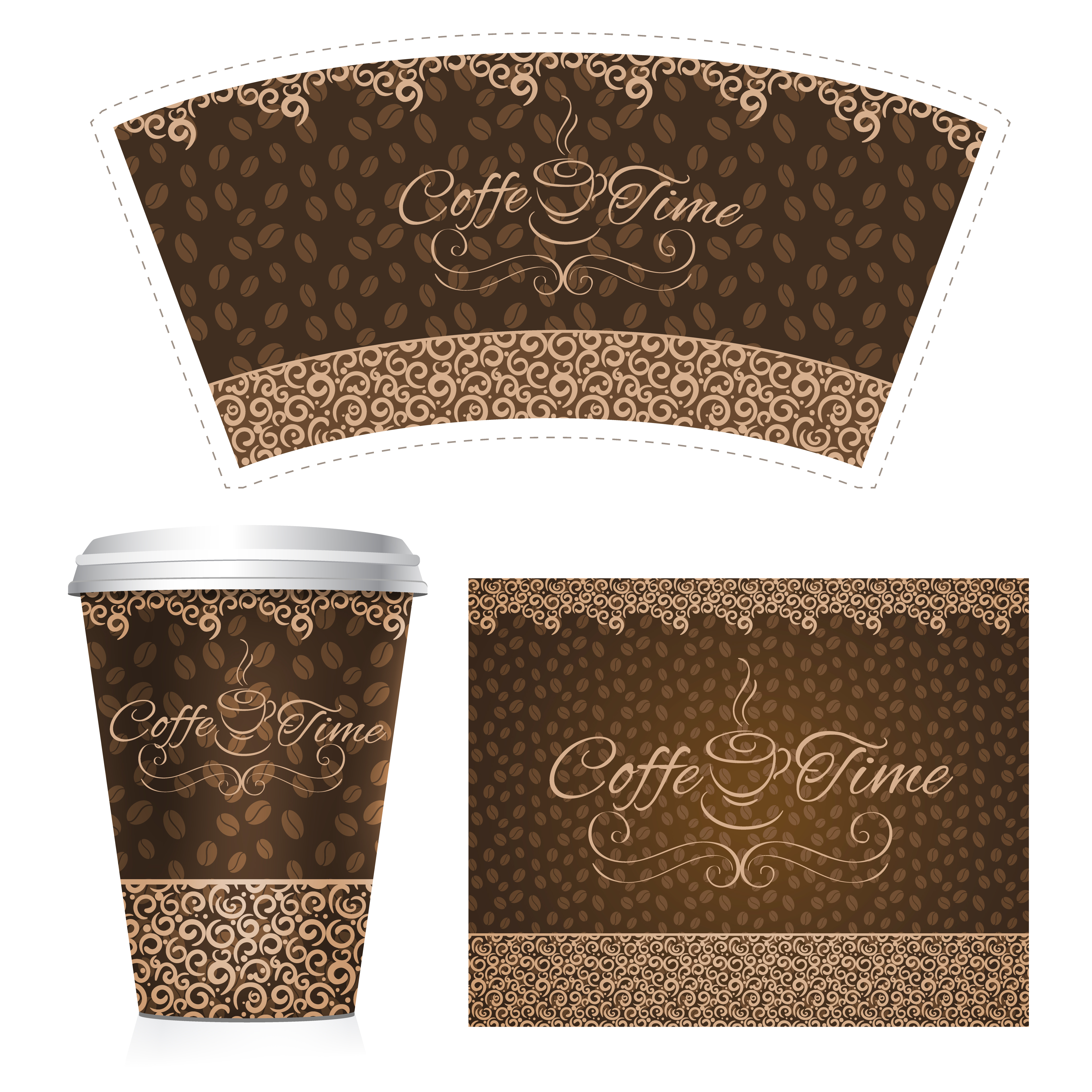 Coffee Paper Cup 444027 Vector Art at Vecteezy