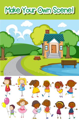 Make your own scene vector