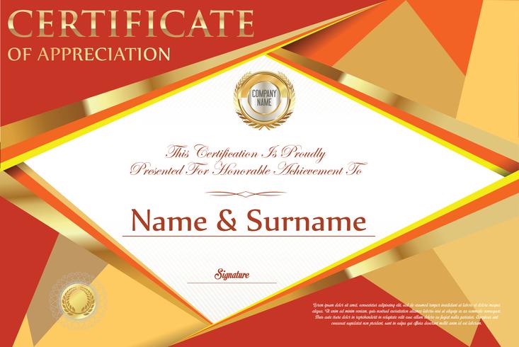 Certificate vector