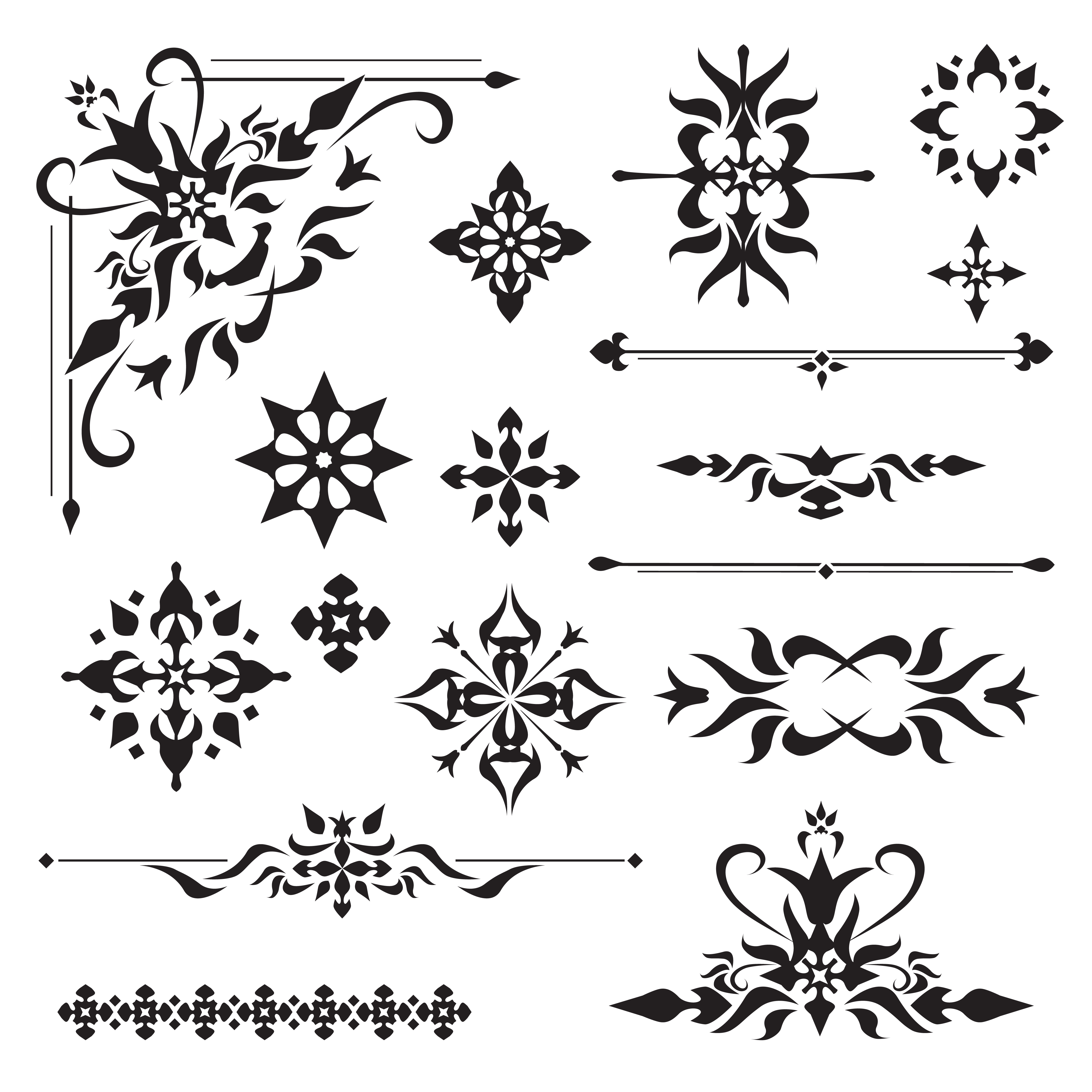 Download Ornamental design elements - Download Free Vectors, Clipart Graphics & Vector Art