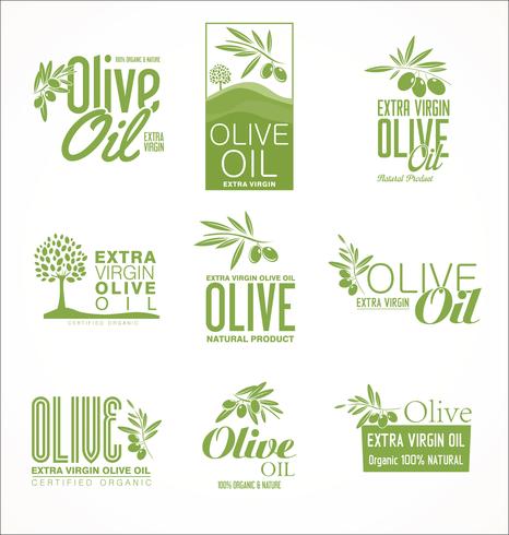 Olive oil retro vintage golden background collection 444823 Vector Art