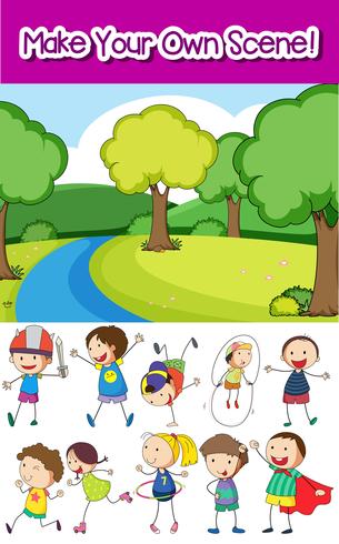 Make your own scene vector
