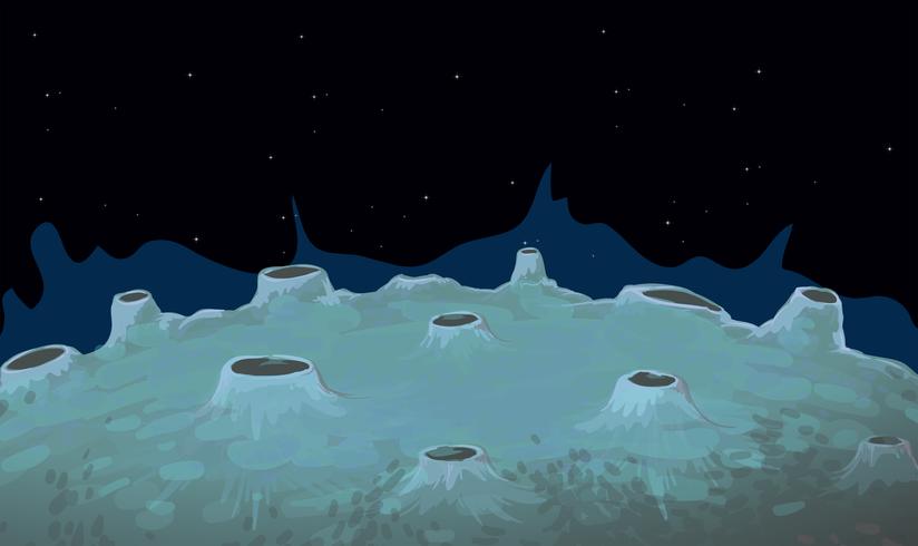Background scene with moon surface 444960 Vector Art at Vecteezy