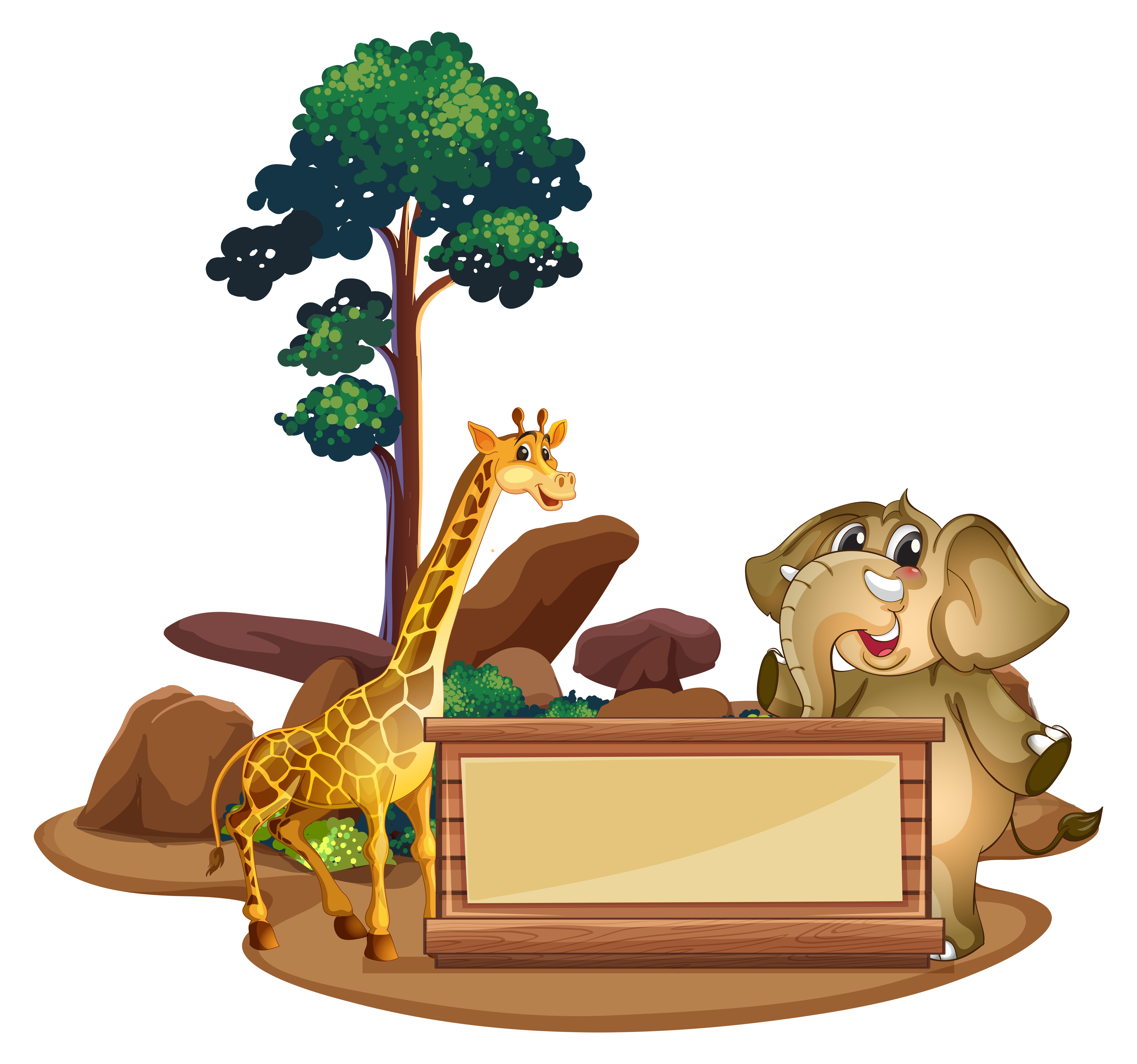 Free Free 156 Elephant Giraffe Svg SVG PNG EPS DXF File