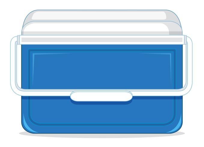 An ice container box vector