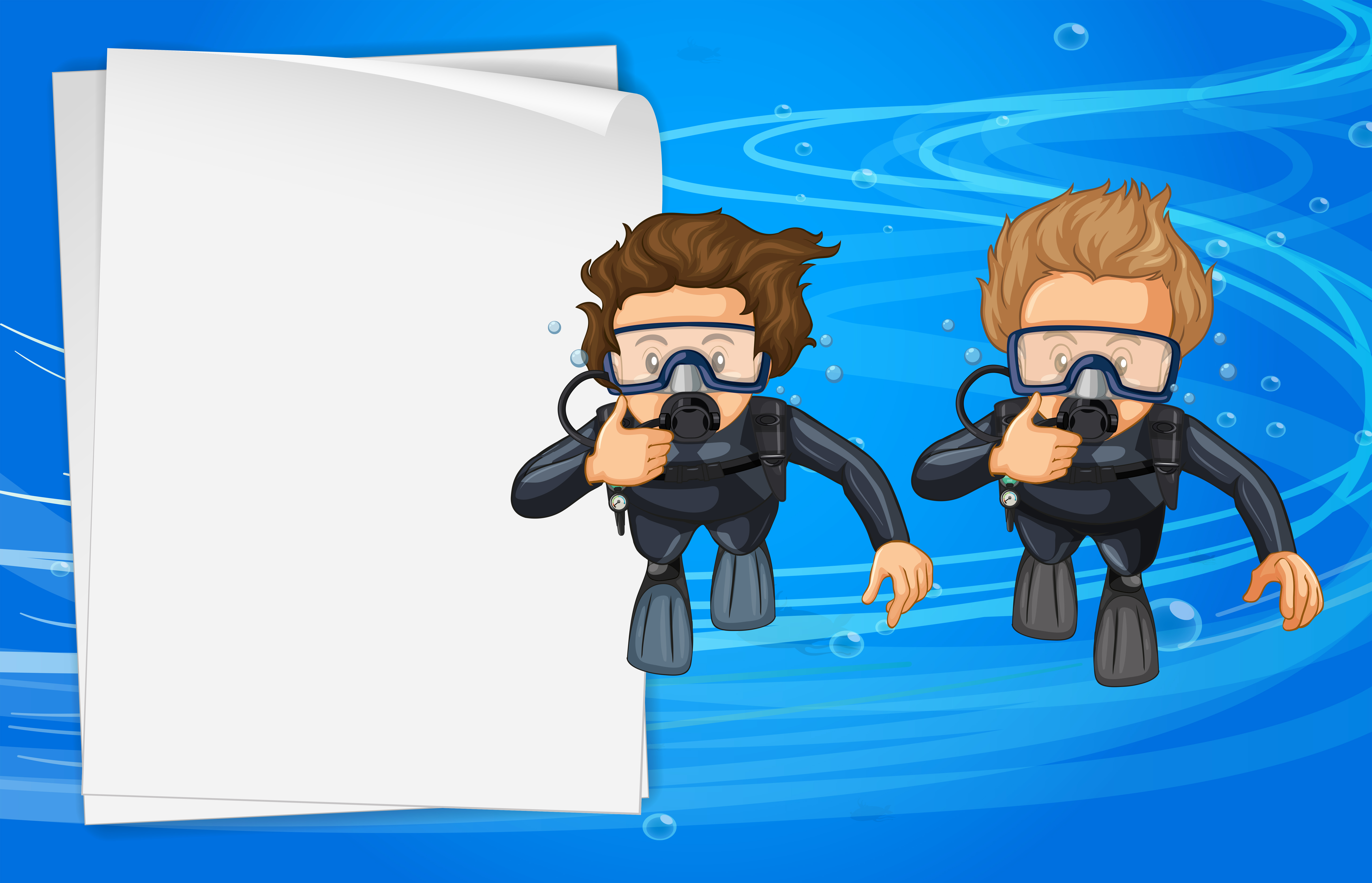 Scuba Diver Template Scuba Diver Template