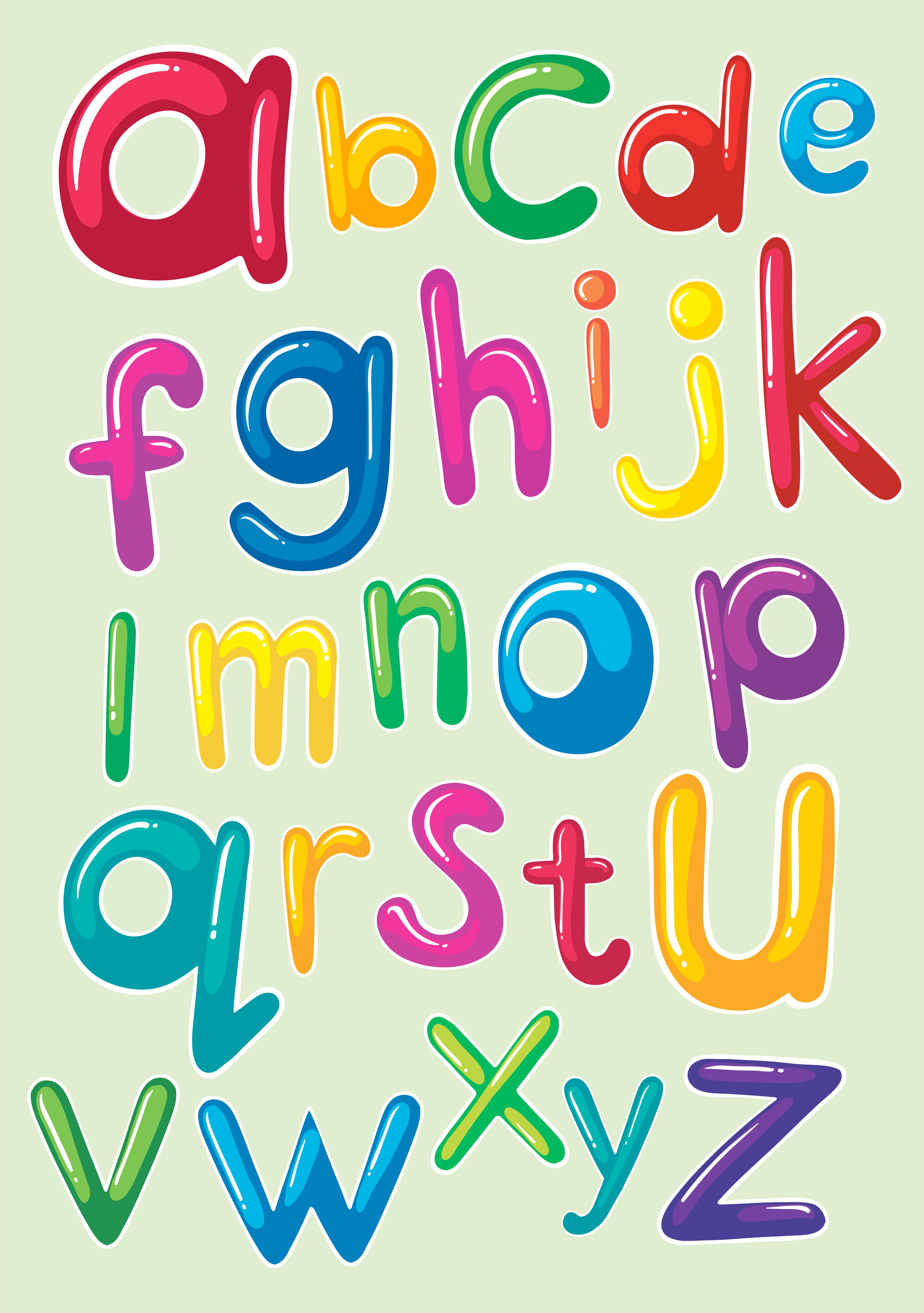 Font design with english alphabets 447274 Vector Art at Vecteezy