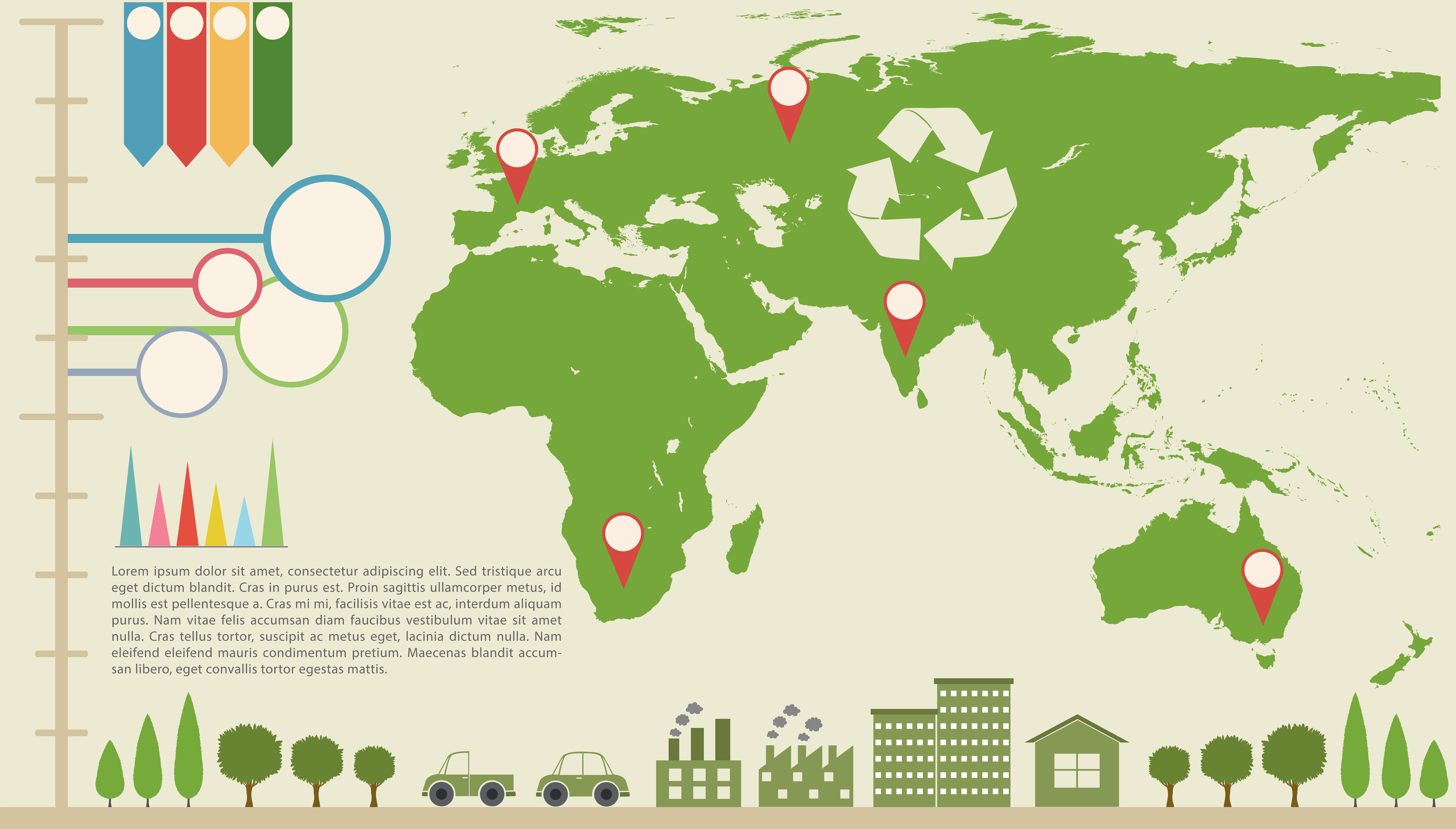 Infographic Map Template