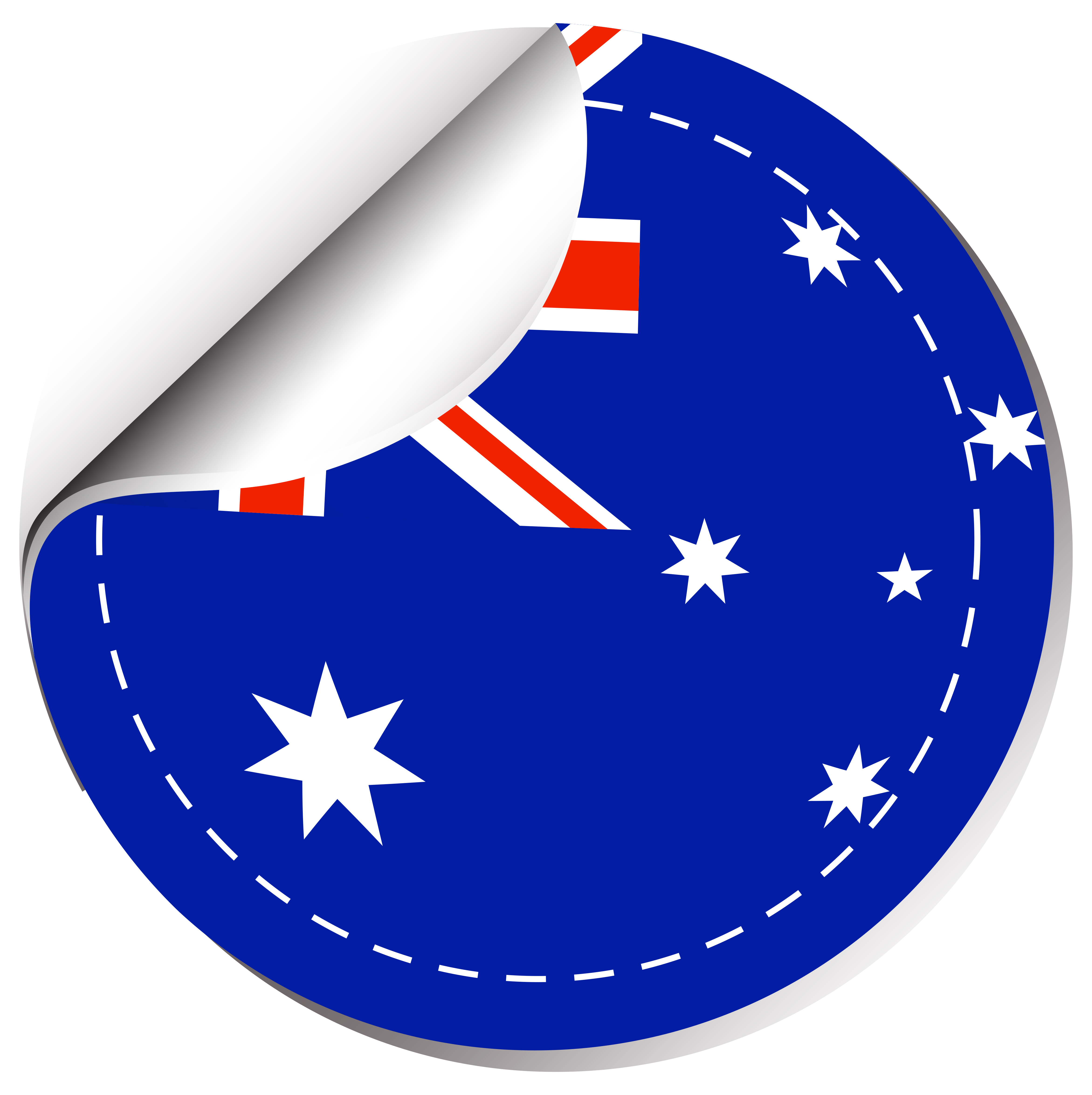 Download Sticker design for flag of Australia - Download Free ...