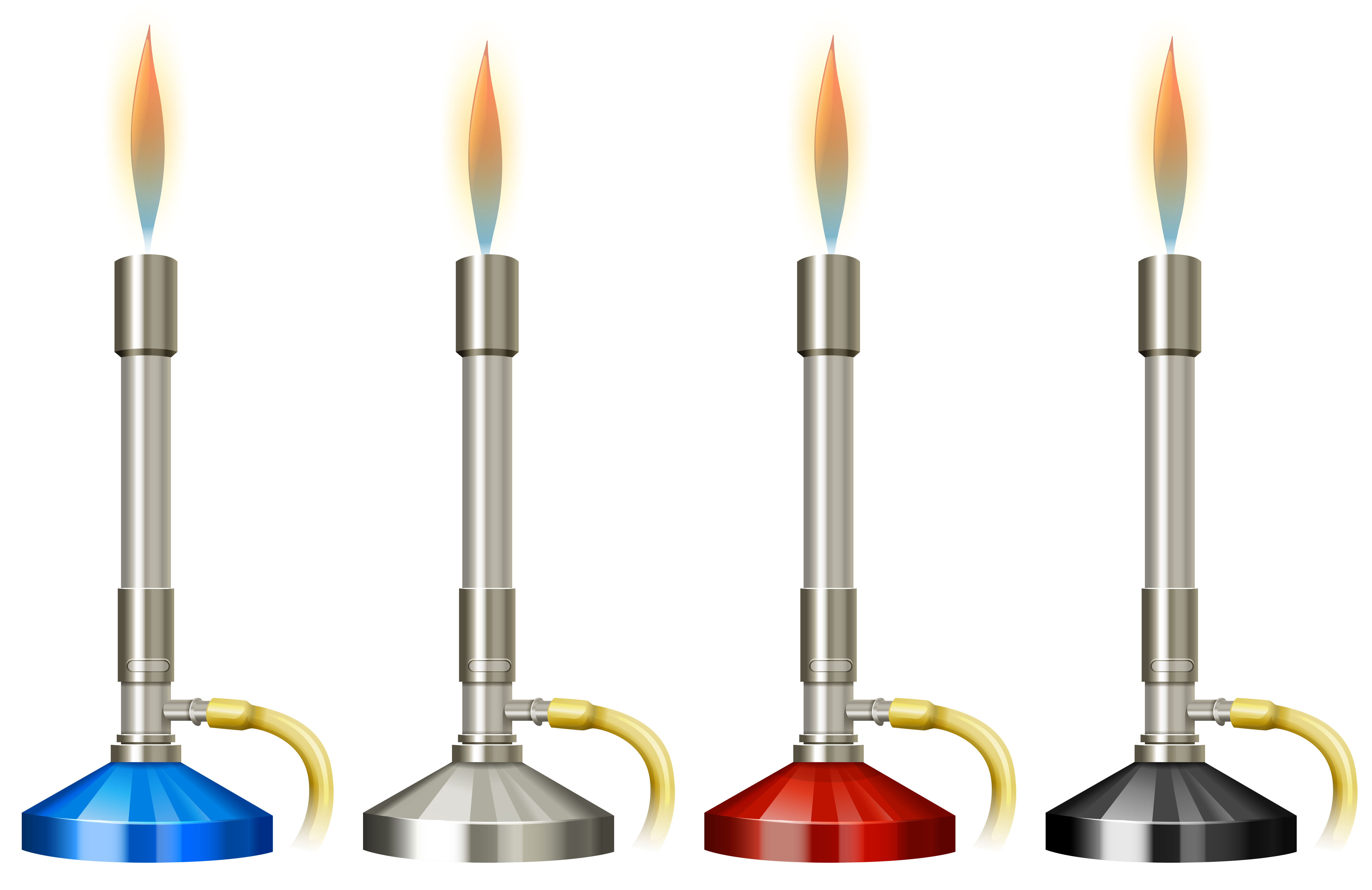 Lab burner with flame 447368 Vector Art at Vecteezy