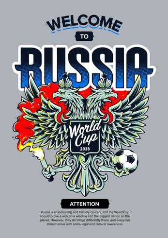 Welcome to Russia Art vector