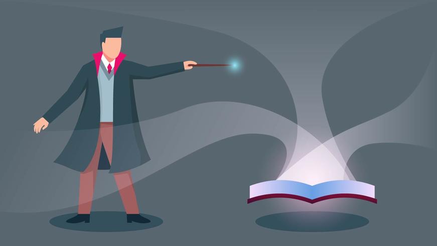 Wizard School Vector	