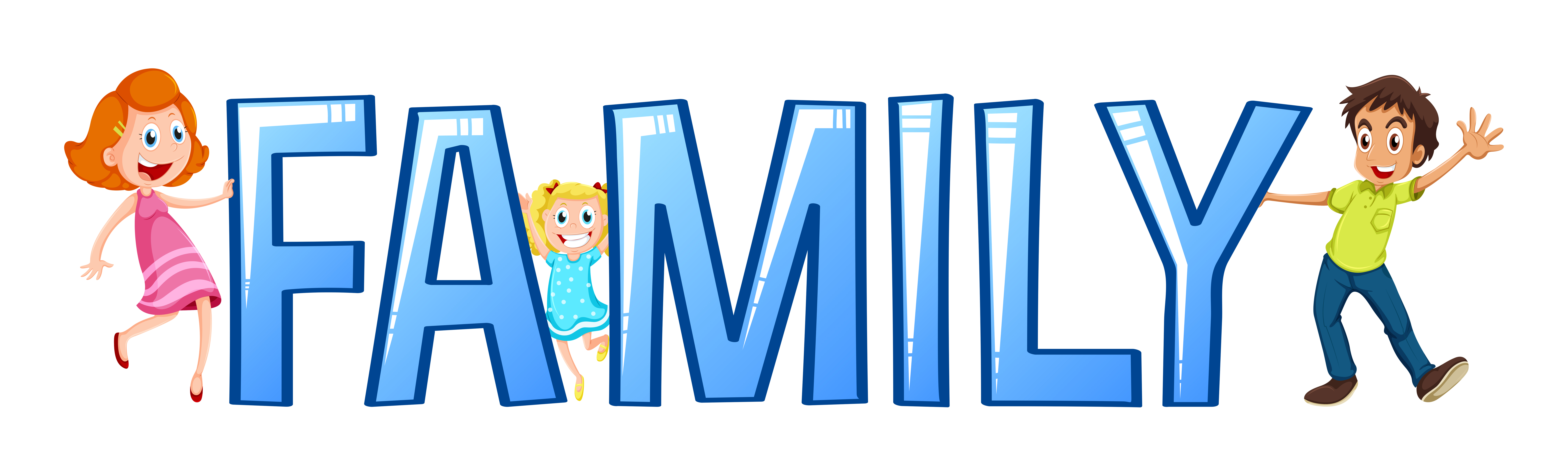 Download Font design for word family - Download Free Vectors ...