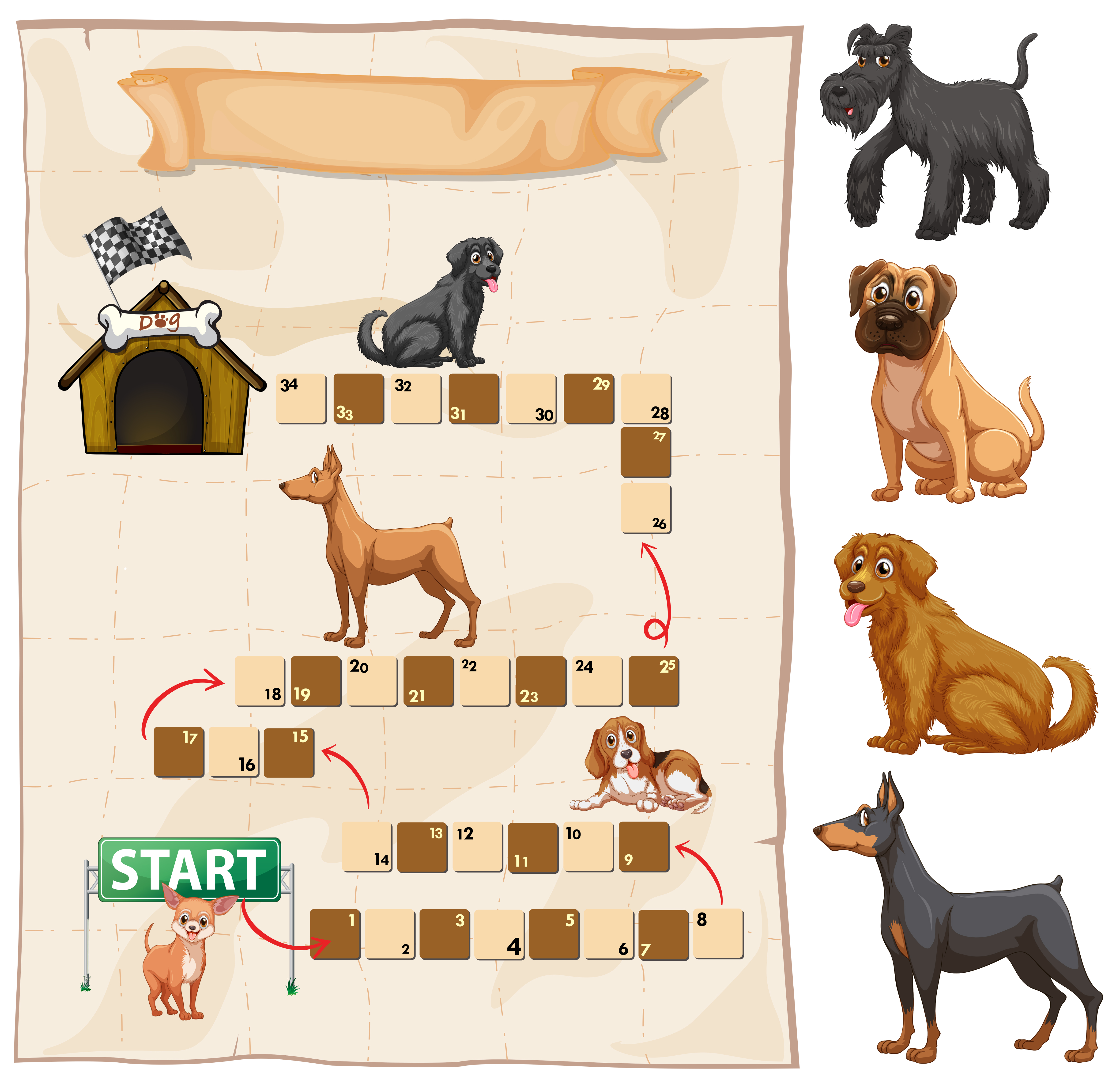 Dogs, Board Game